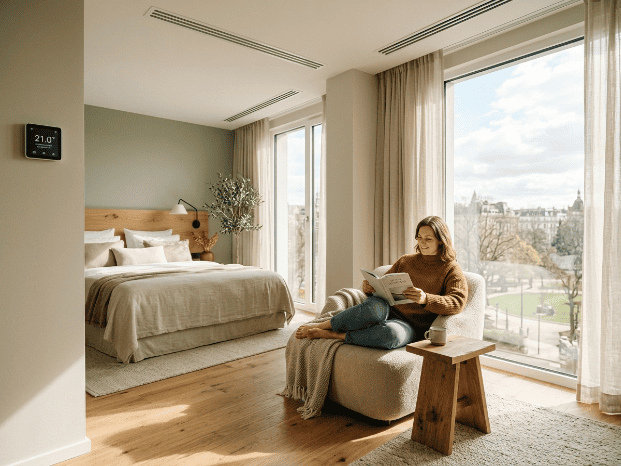 Une chambre d hotel comfortable