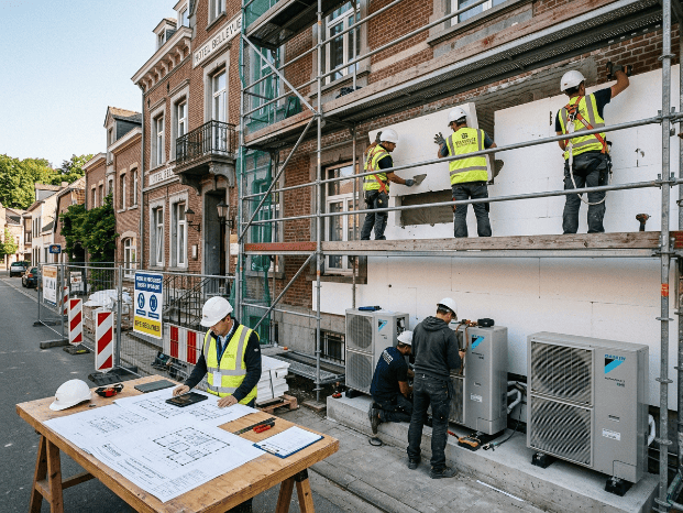 travaux de renovation energetique hotel