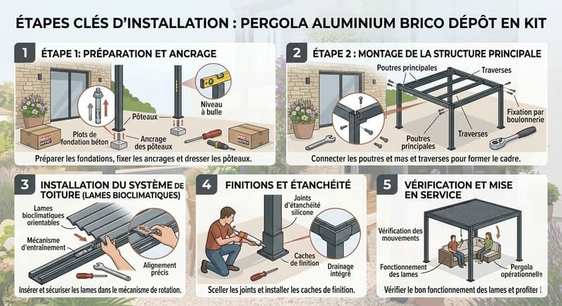 Pergola comment la monter
