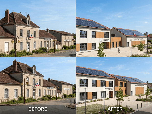 Batiment public renové